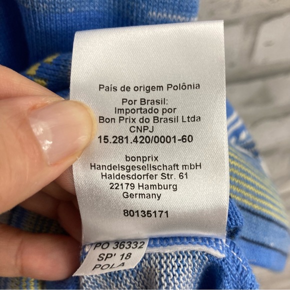 Venus Blue and Teal Striped Sweater Dress Size S - Picture 15 of 15